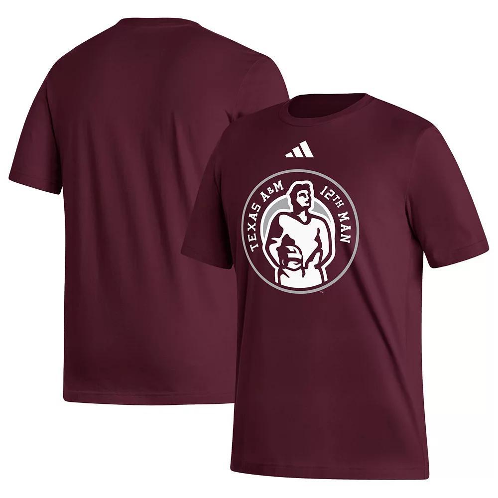 Men's adidas  Maroon Texas A&M Aggies Sideline Strategy Fresh T-Shirt, Size: Medium, Red Product Image