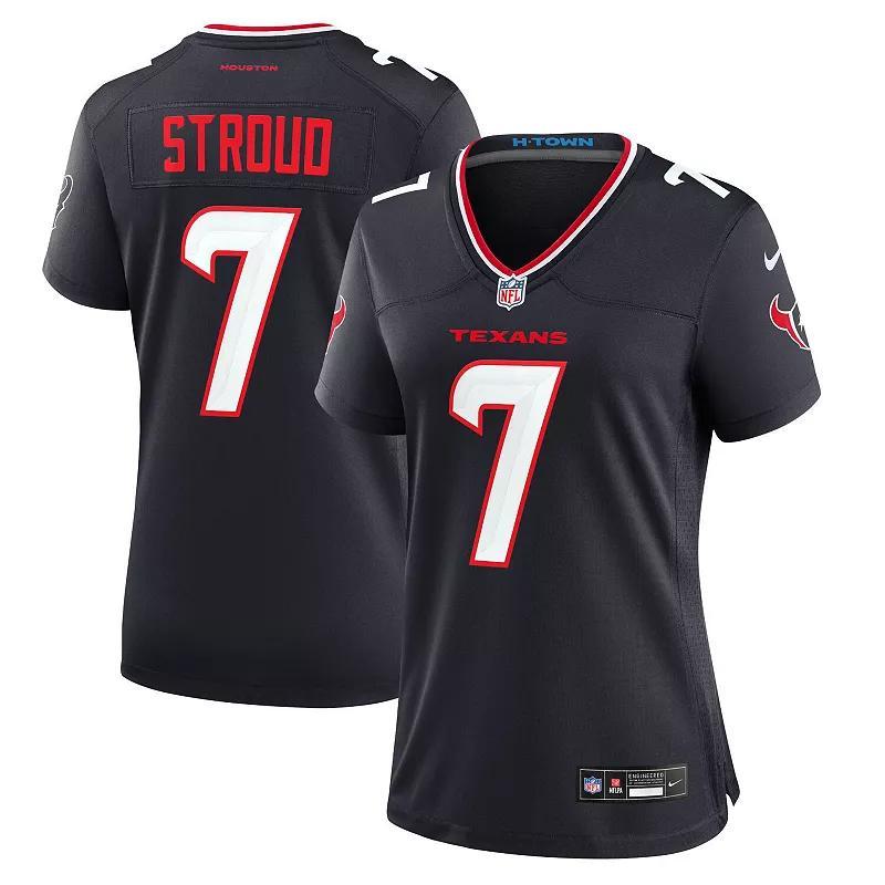 Women's Nike C.J. Stroud Navy Houston Texans Game Jersey,  Product Image