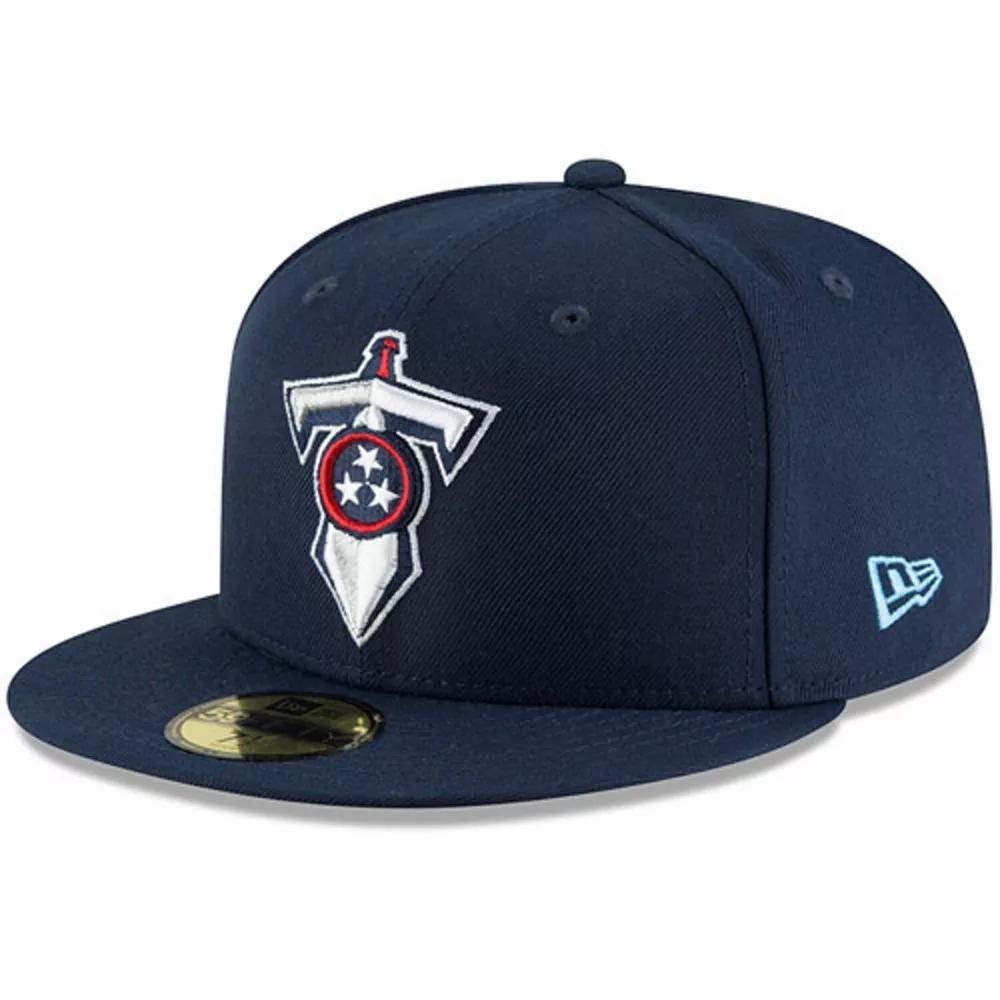 Men's New Era Navy Tennessee Titans Omaha 59FIFTY Fitted Hat, Size: 8, Blue Product Image