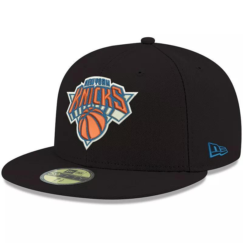 Men's New Era Royal New York Knicks Official Team Color 59FIFTY Fitted Hat,  Product Image
