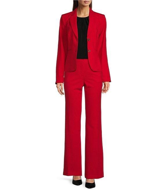 DKNY by Donna Karan Coordinating Notch Collar Long Sleeve Two Button Blazer Product Image