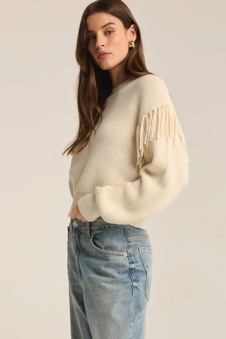 On The Fringe Sweater Product Image