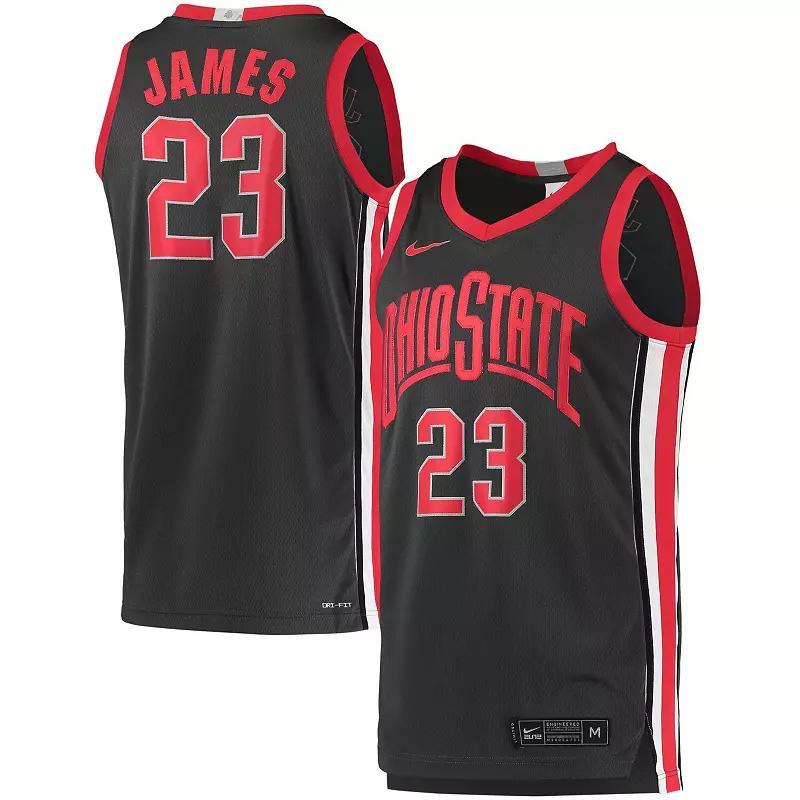 Nike Men's College Dri-FIT (Ohio State) (LeBron James) Limited Jersey Product Image