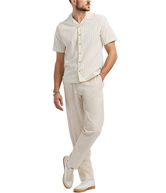 Buffalo David Bitton Salaman Camp Collar Button Front Stripe Top Product Image