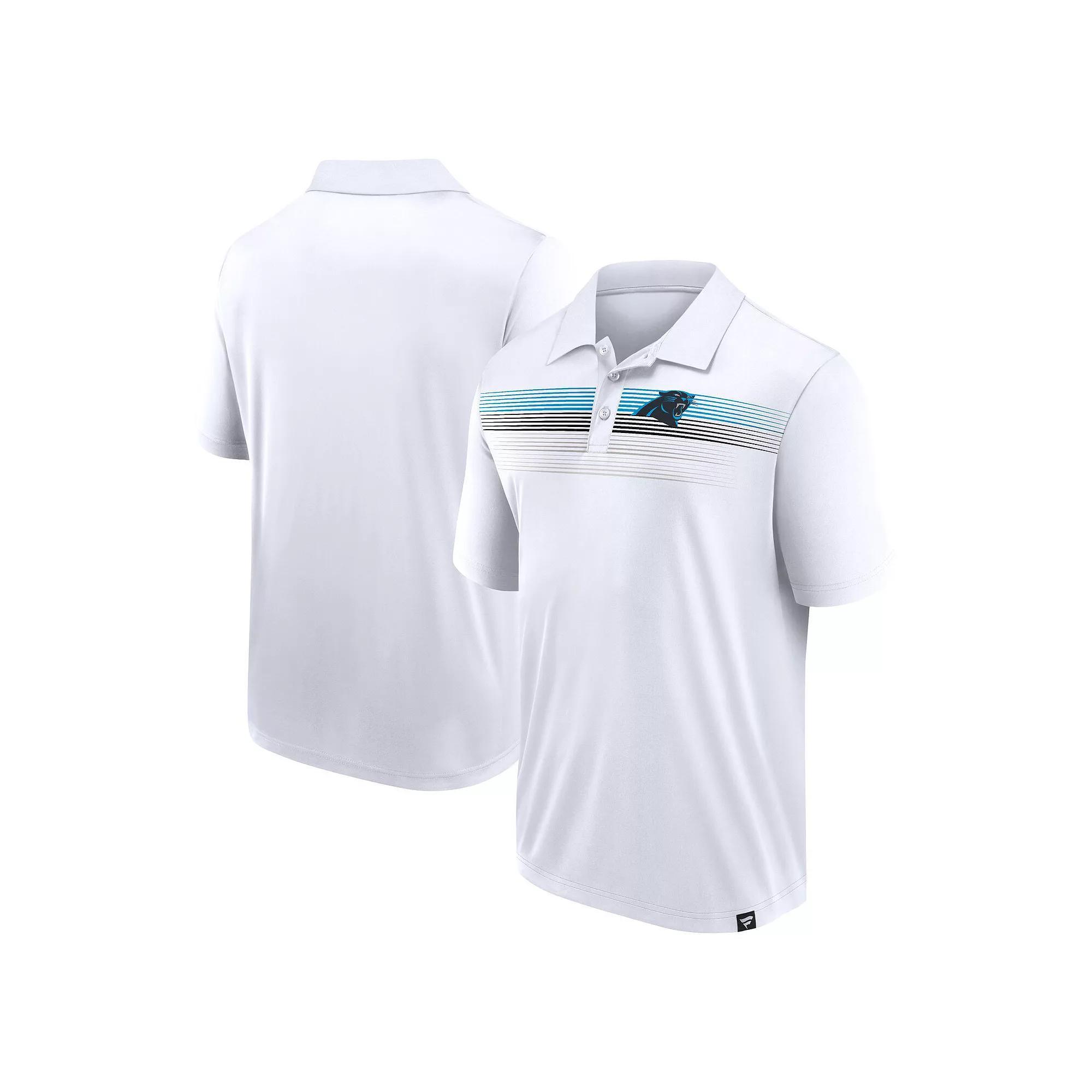 Men's Fanatics White Carolina Panthers Victory For Us Interlock Polo, Size: 5XL Product Image