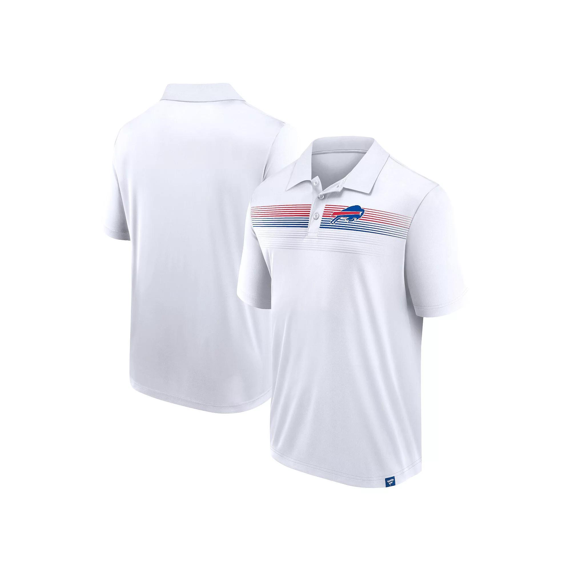 Men's Fanatics White Baltimore Ravens Victory For Us Interlock Polo,  Product Image