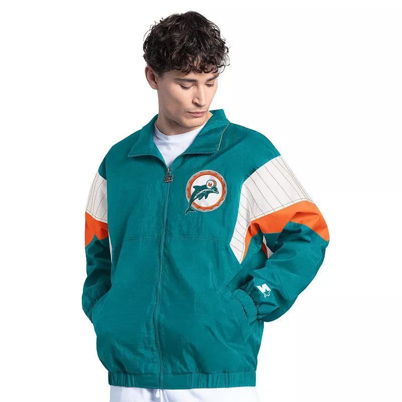 Men's Starter Hunter Green Milwaukee Bucks Yard Line Full-Zip Jacket,  Product Image