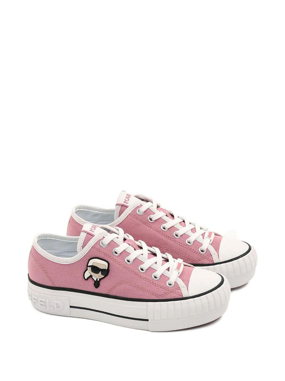 logo-print lace-up sneakers Product Image