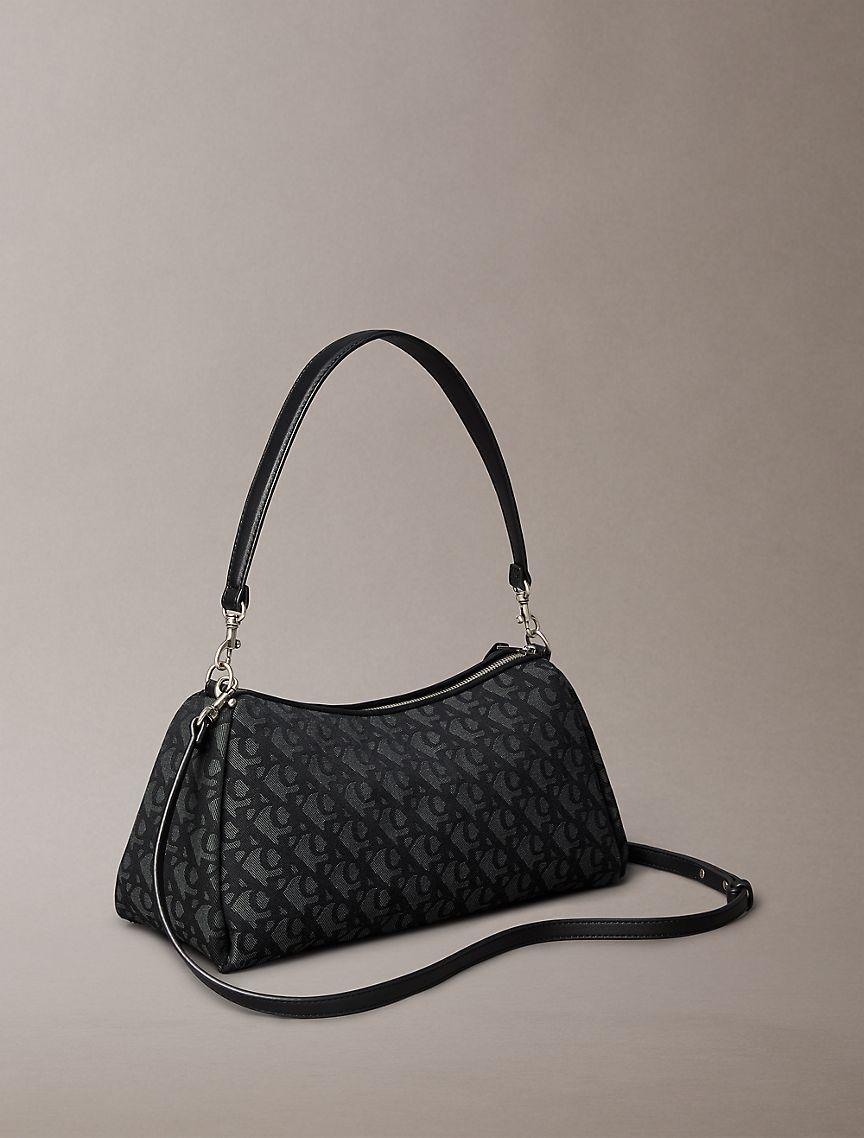 Pleat Monogram Logo Small Shoulder Bag Product Image
