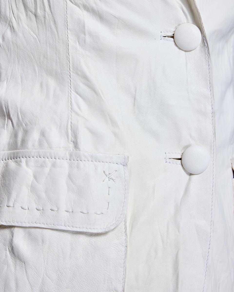 Leather Blazer Product Image