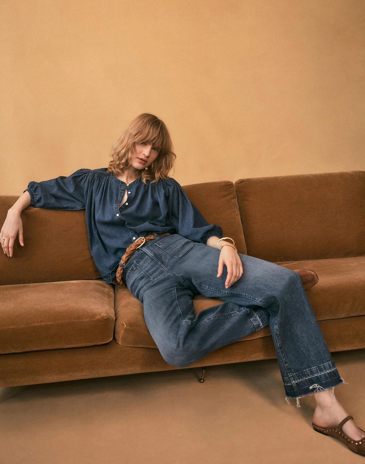 Balloon-Sleeve Top Product Image