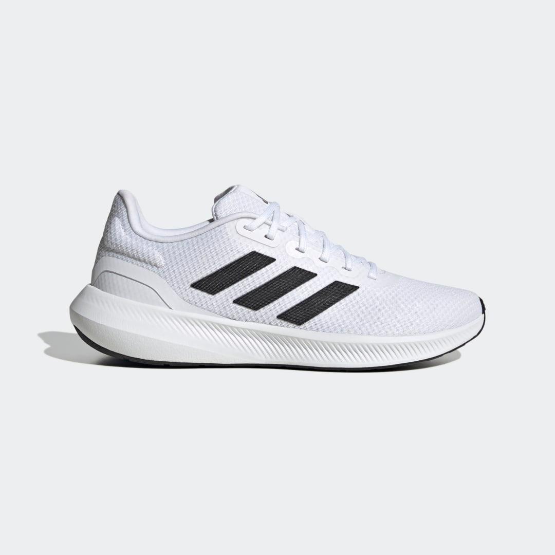 adidas Running Runfalcon 3.0 Black/White) Men's Shoes Product Image