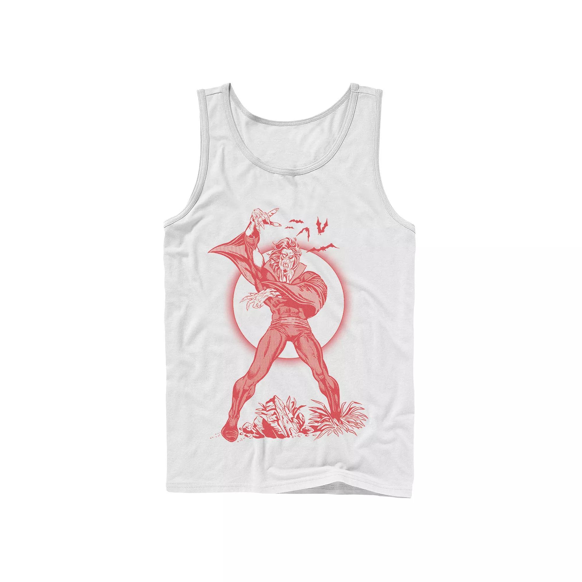 Men's Marvel Morbius Red Portrait Graphic Tank,  Product Image