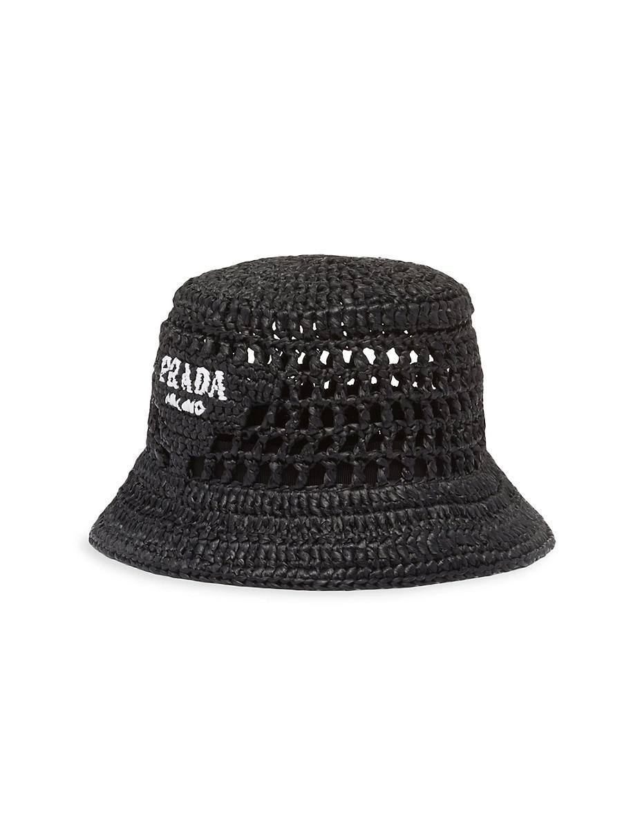 Womens Raffia Bucket Hat Product Image