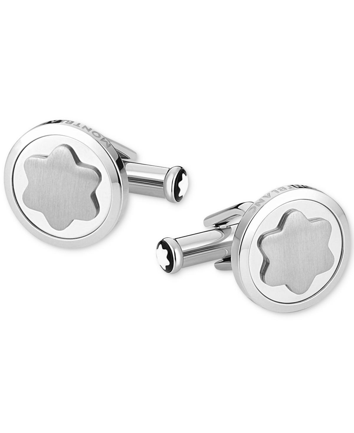 Montblanc Snowcap Stainless Steel Cufflinks Product Image