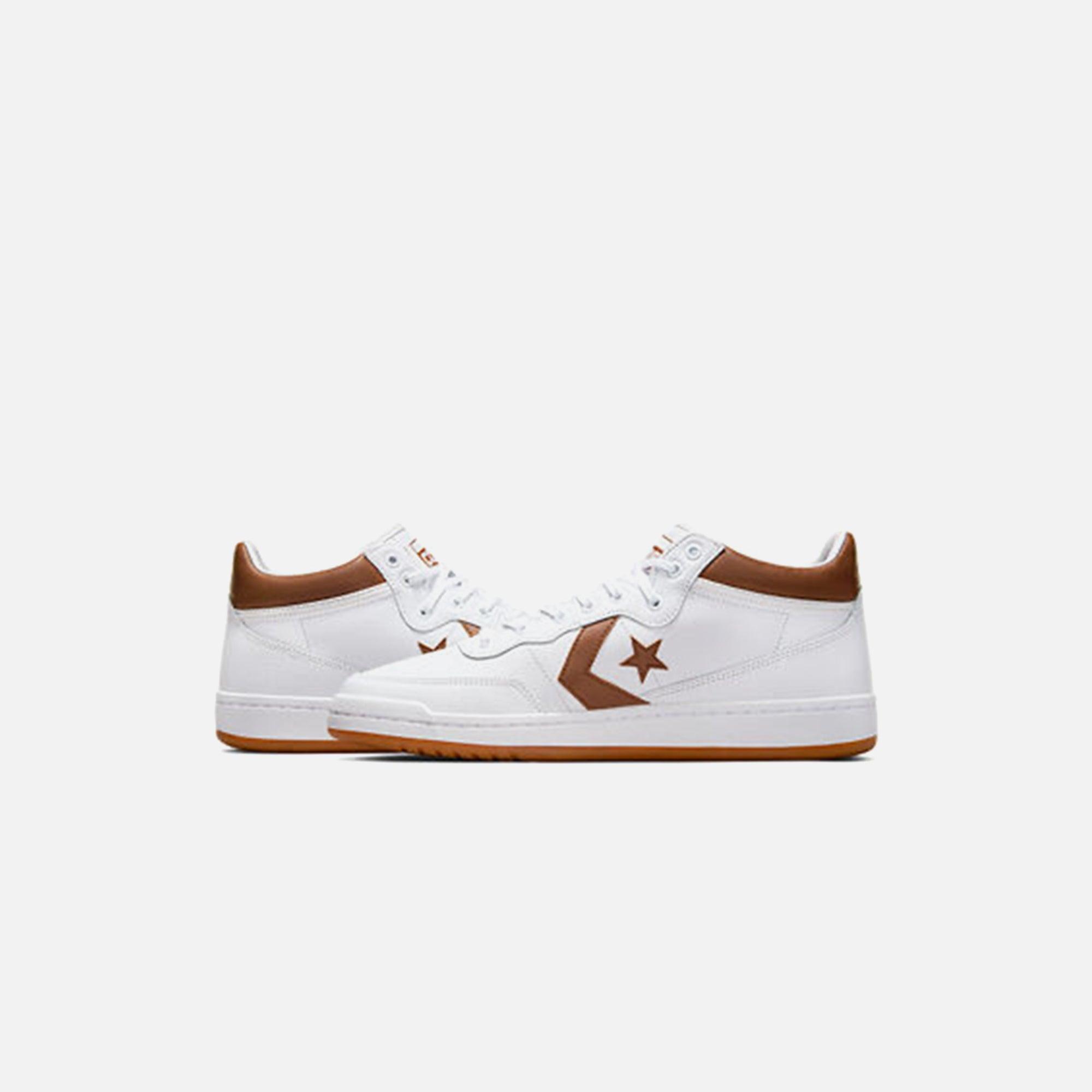 Converse Cons Fastbreak Pro - White / Warm Tan / Black Male Product Image