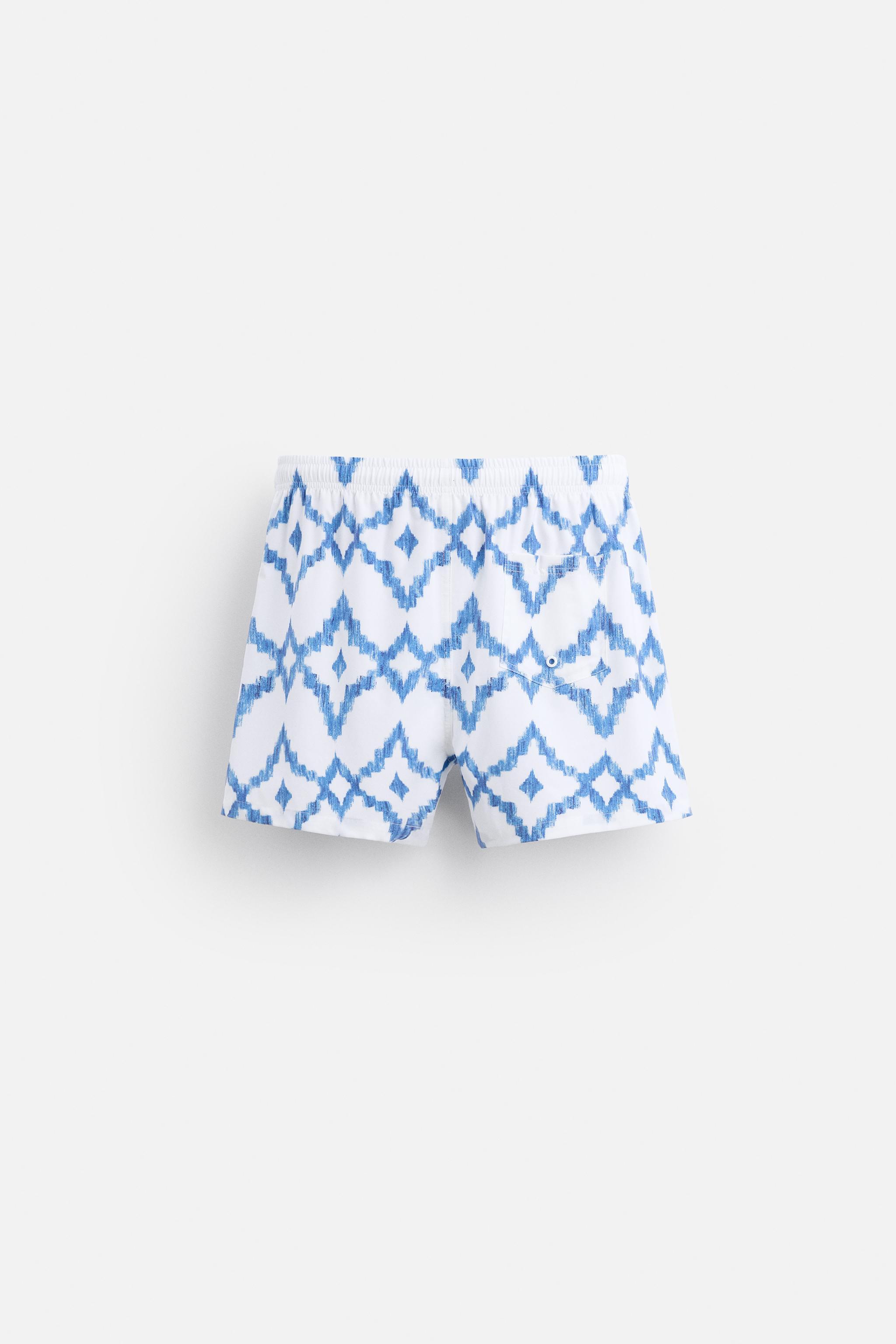 REGULAR GEOMETRIC PRINT SWIMSUIT Product Image