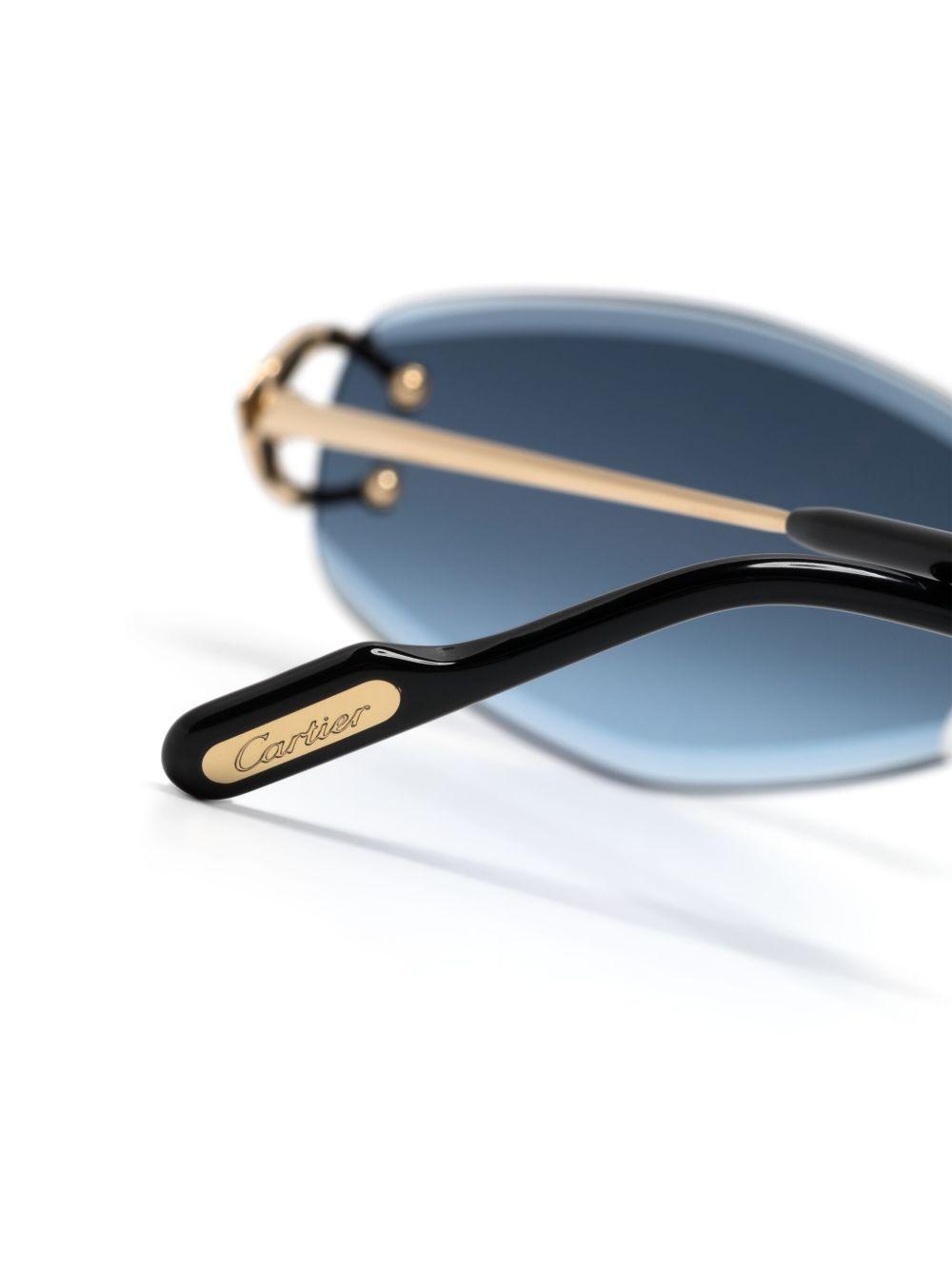 Signature C oval-frame sunglasses Product Image