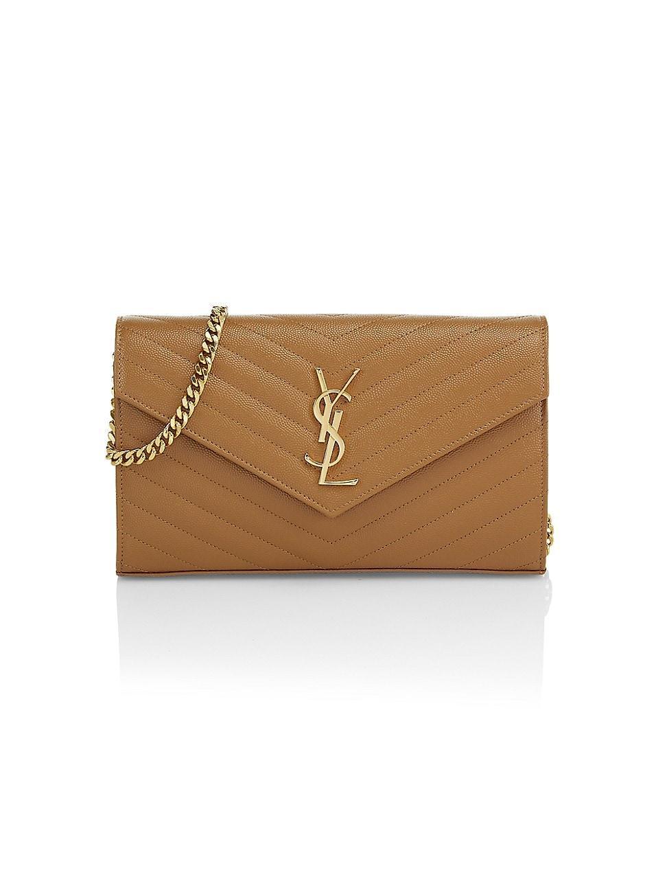 Womens Cassandre Matelass Chain Wallet in Lambskin Product Image