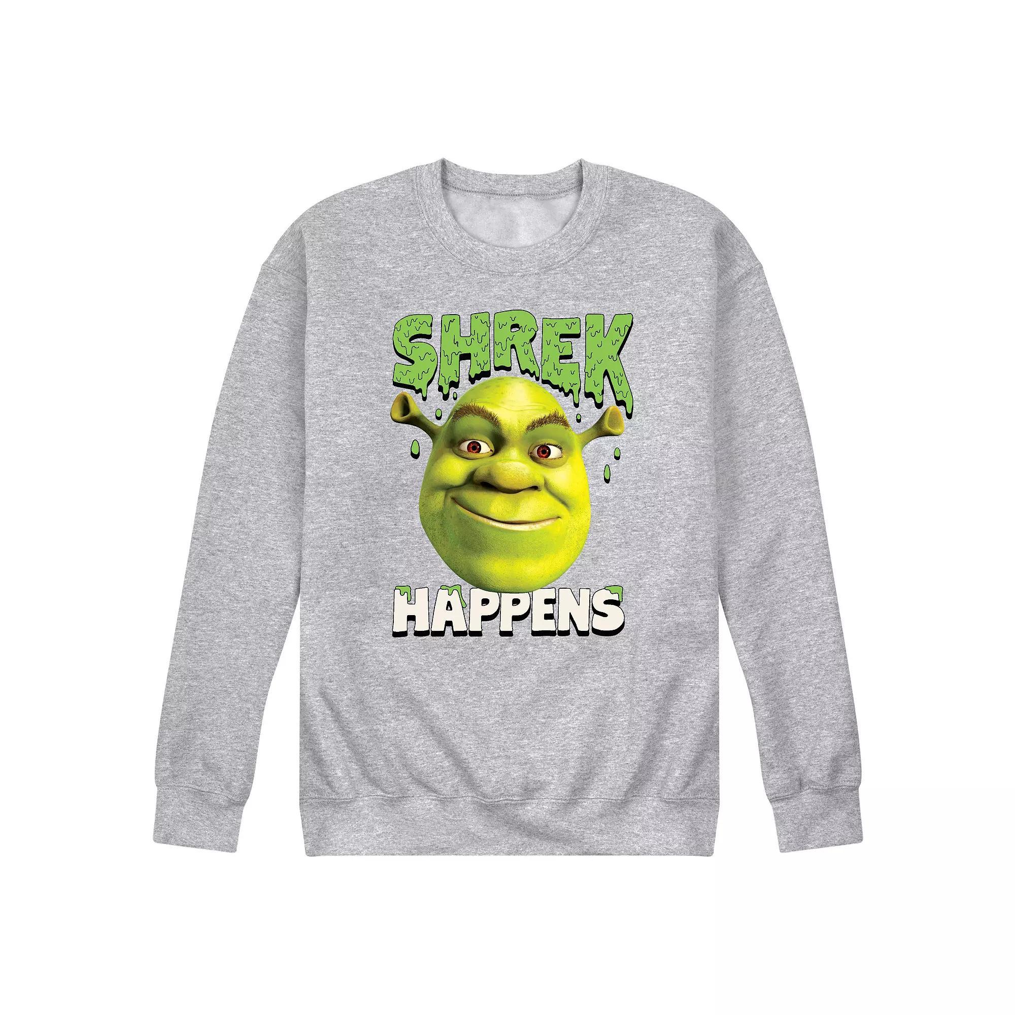 Men's Love Hearts Fleece Sweatshirt,  Product Image