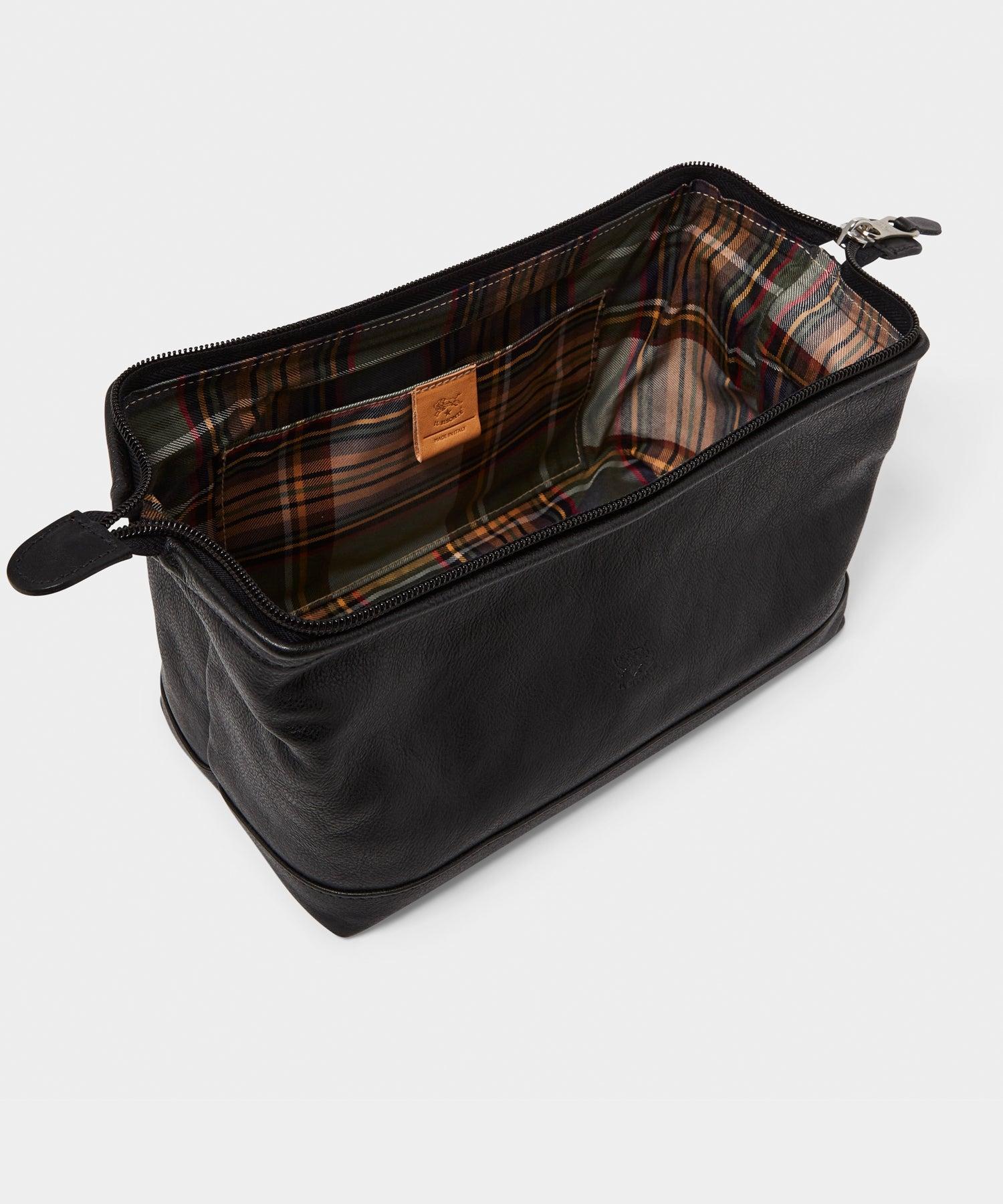 Il Bisonte Leather Dopp Kit in Caffe Product Image