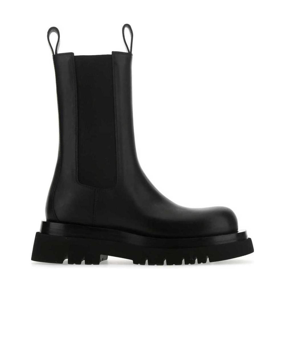 BOTTEGA VENETA Lug 55mm Leather Boots In Black Product Image