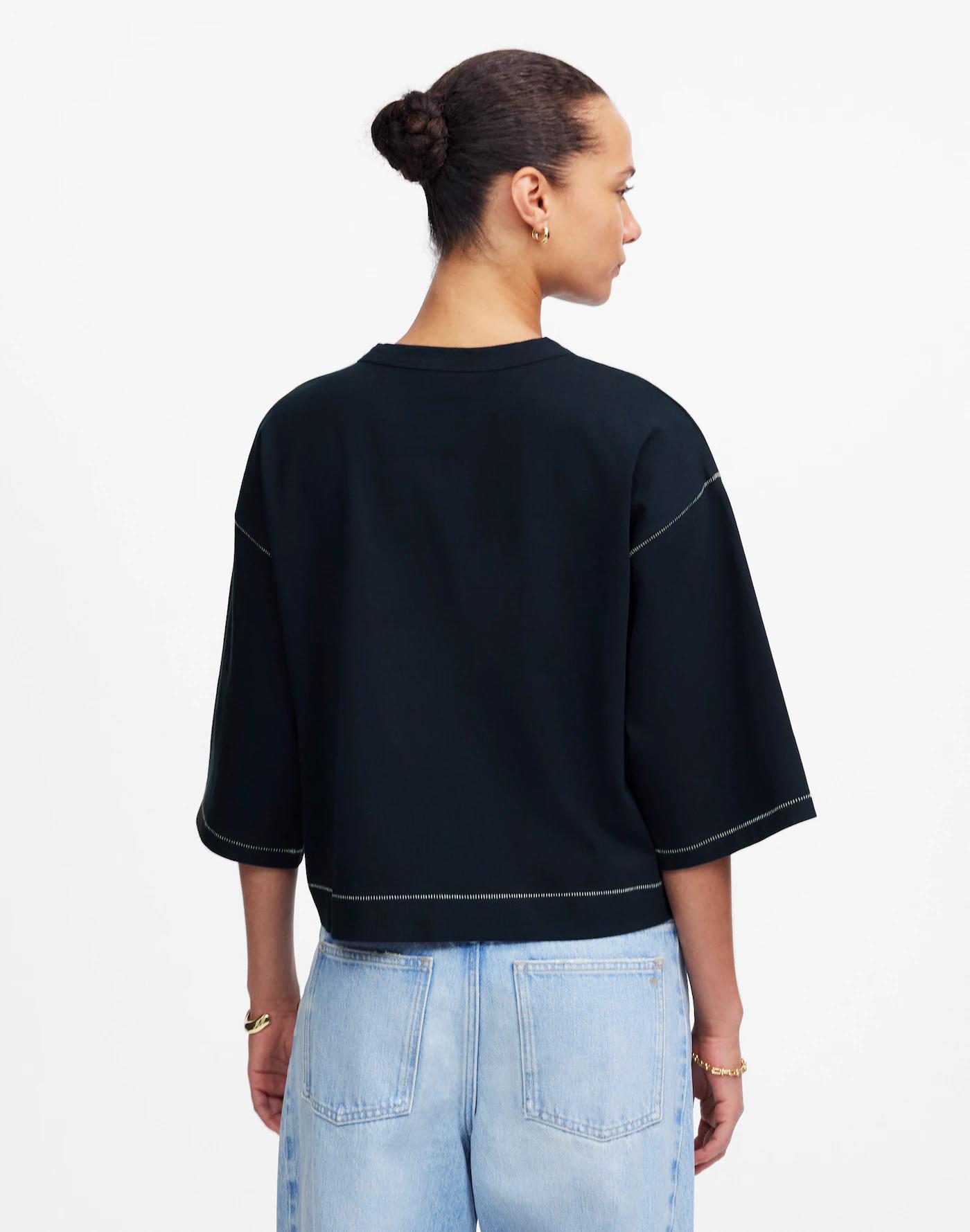 Wide-Sleeve Boxy Tee Product Image
