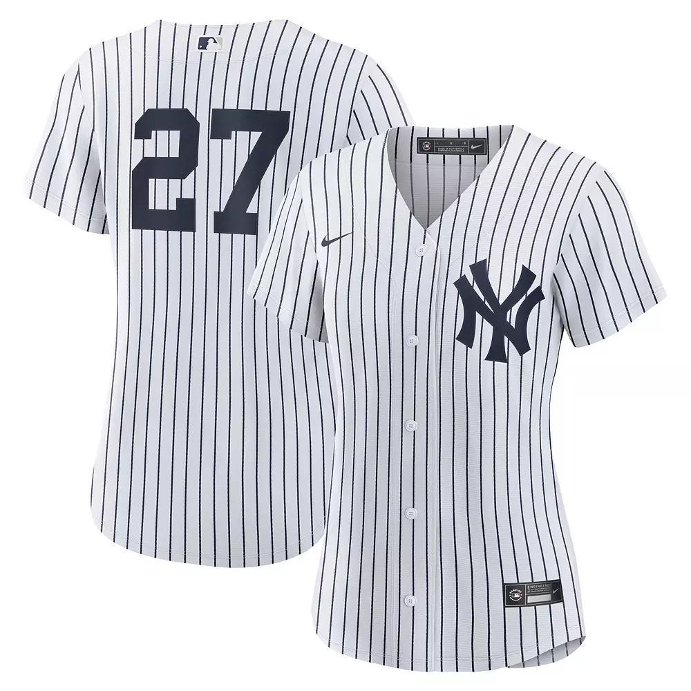 Women's Nike Giancarlo Stanton White New York Yankees Home Replica Player Jersey, Size: 2XL Product Image