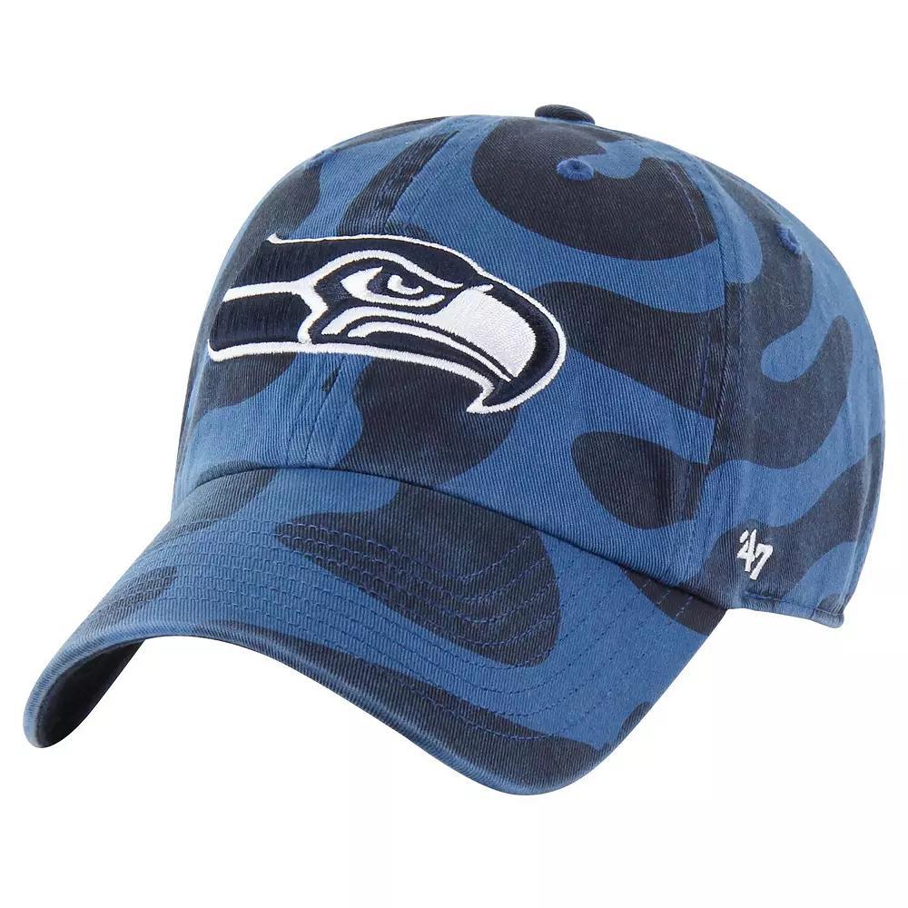 Women's '47 Navy Seattle Seahawks Freeform Clean Up Adjustable Hat, Blue Product Image