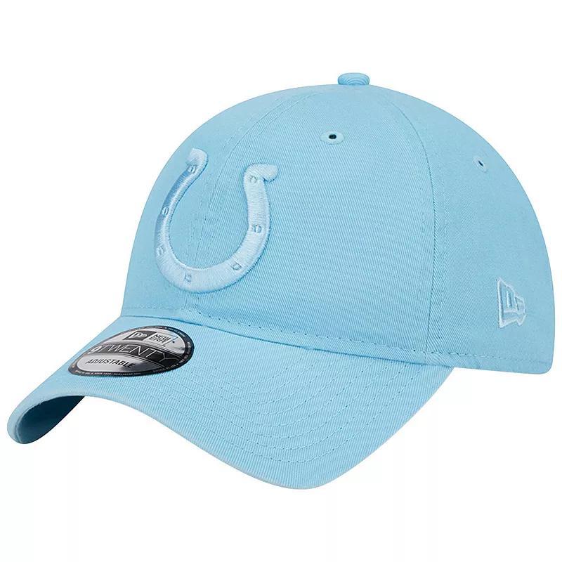 Mens New Era Blue Indianapolis Colts Core Classic 2.0 Brights 9TWENTY Adjustable Hat Product Image