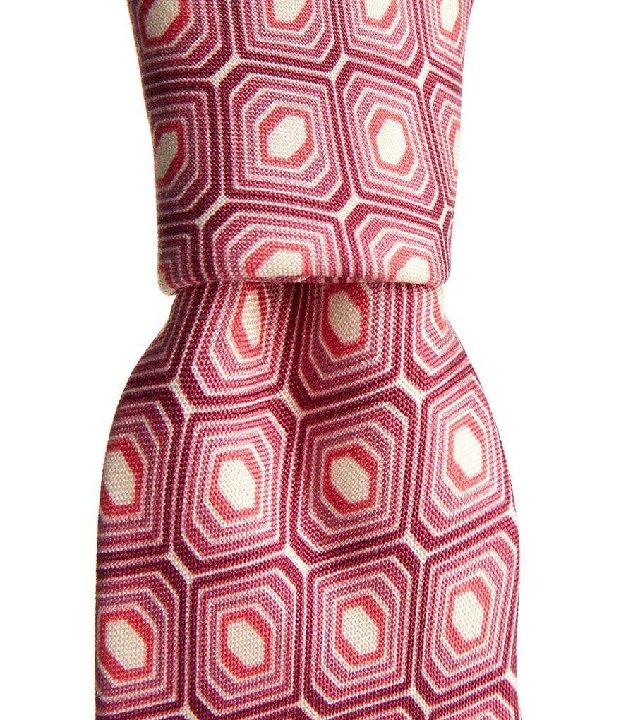 Murano Retro Printed 3#double; Woven Silk Tie Product Image