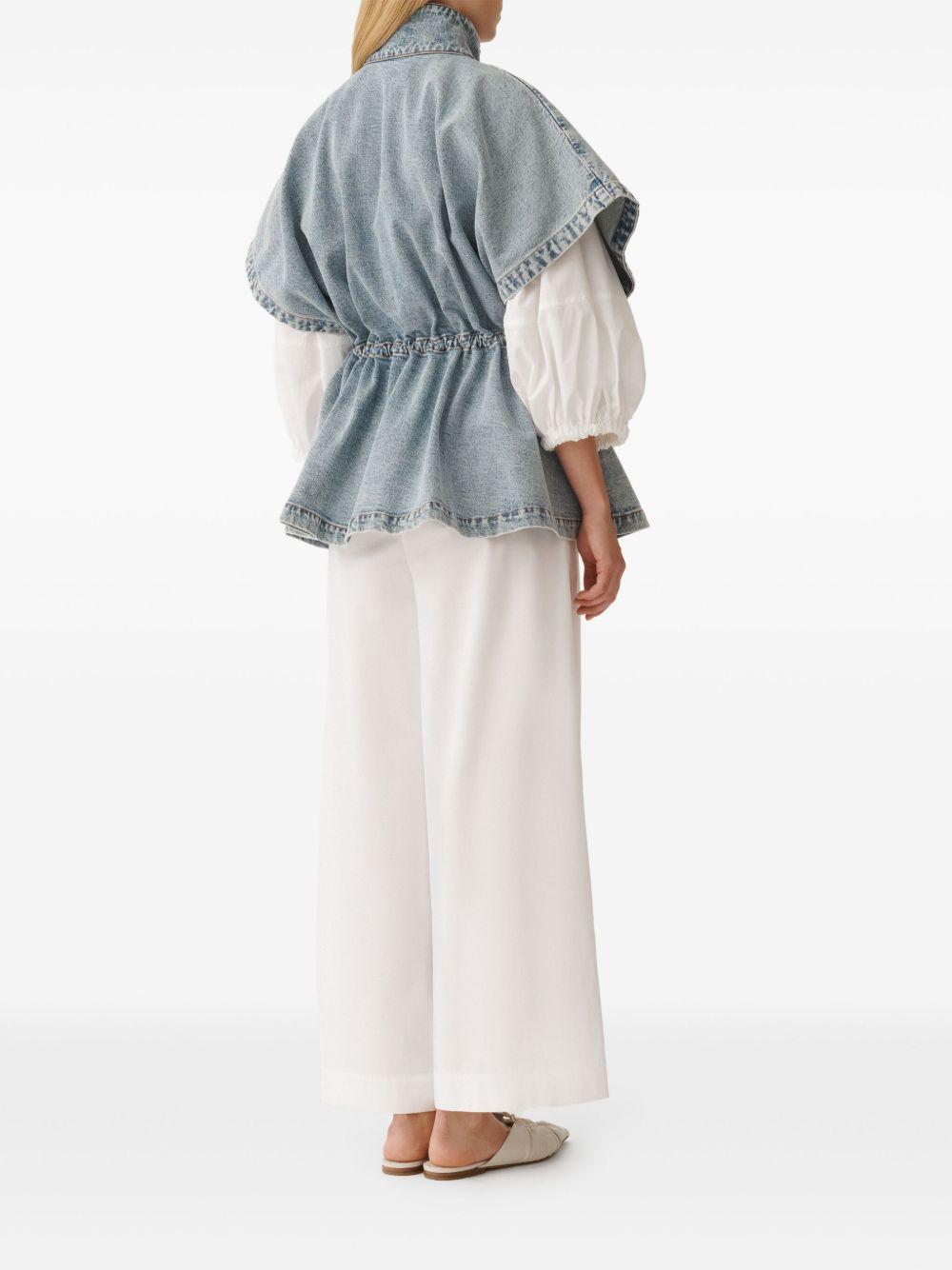 drawstring-waist jacket  Product Image