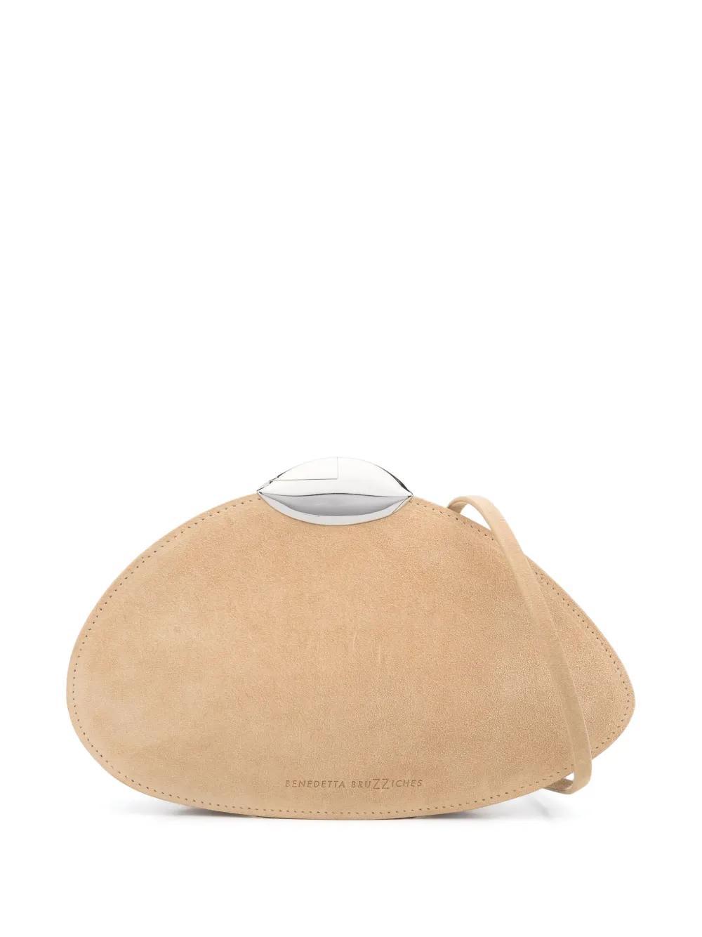 BENEDETTA BRUZZICHES Belle De Jour Shoulder Bag In Nude Product Image