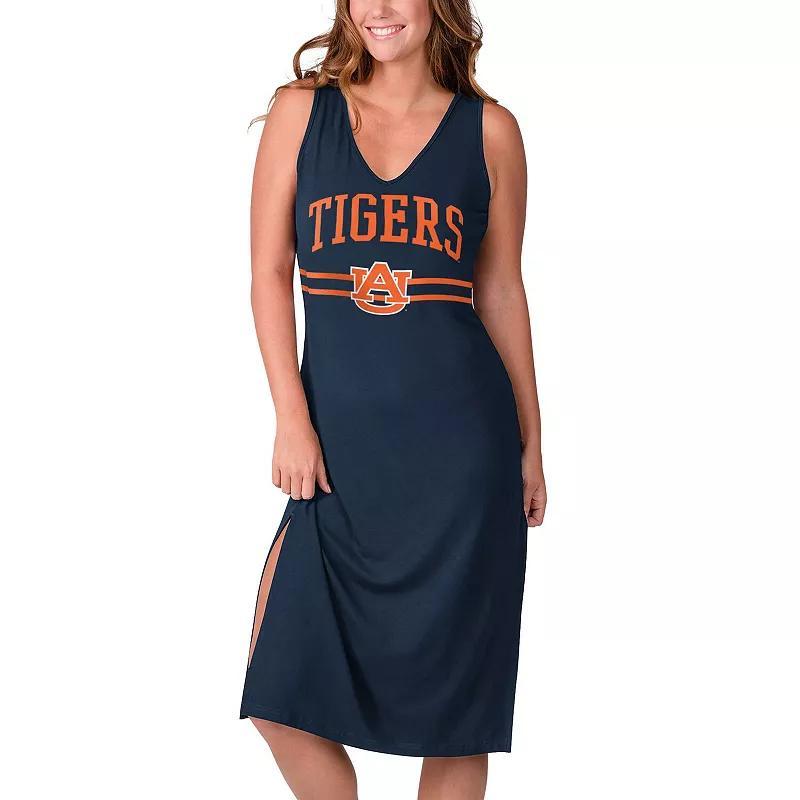 Women's G-III 4Her by Carl Banks Navy Auburn Tigers Training V-Neck Maxi Dress, Size: Medium, Blue Product Image
