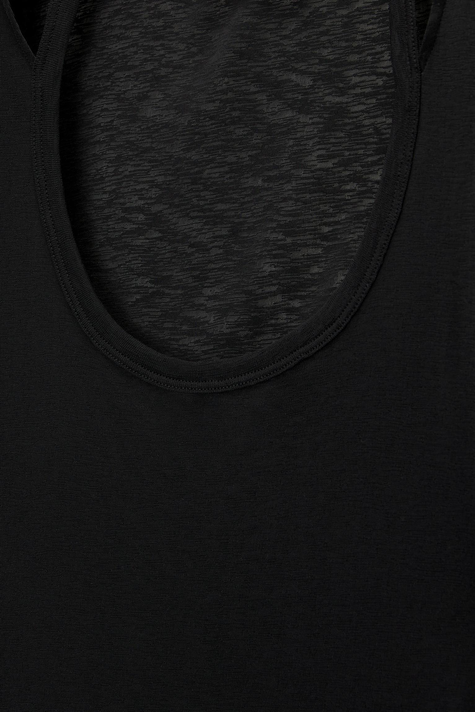 Double long sleeve strappy top Product Image