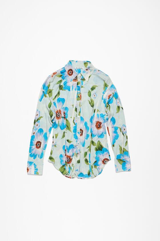 Button-up printed shirt Product Image