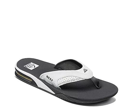 Mens Reef Fanning Sandal - Grey / White Product Image