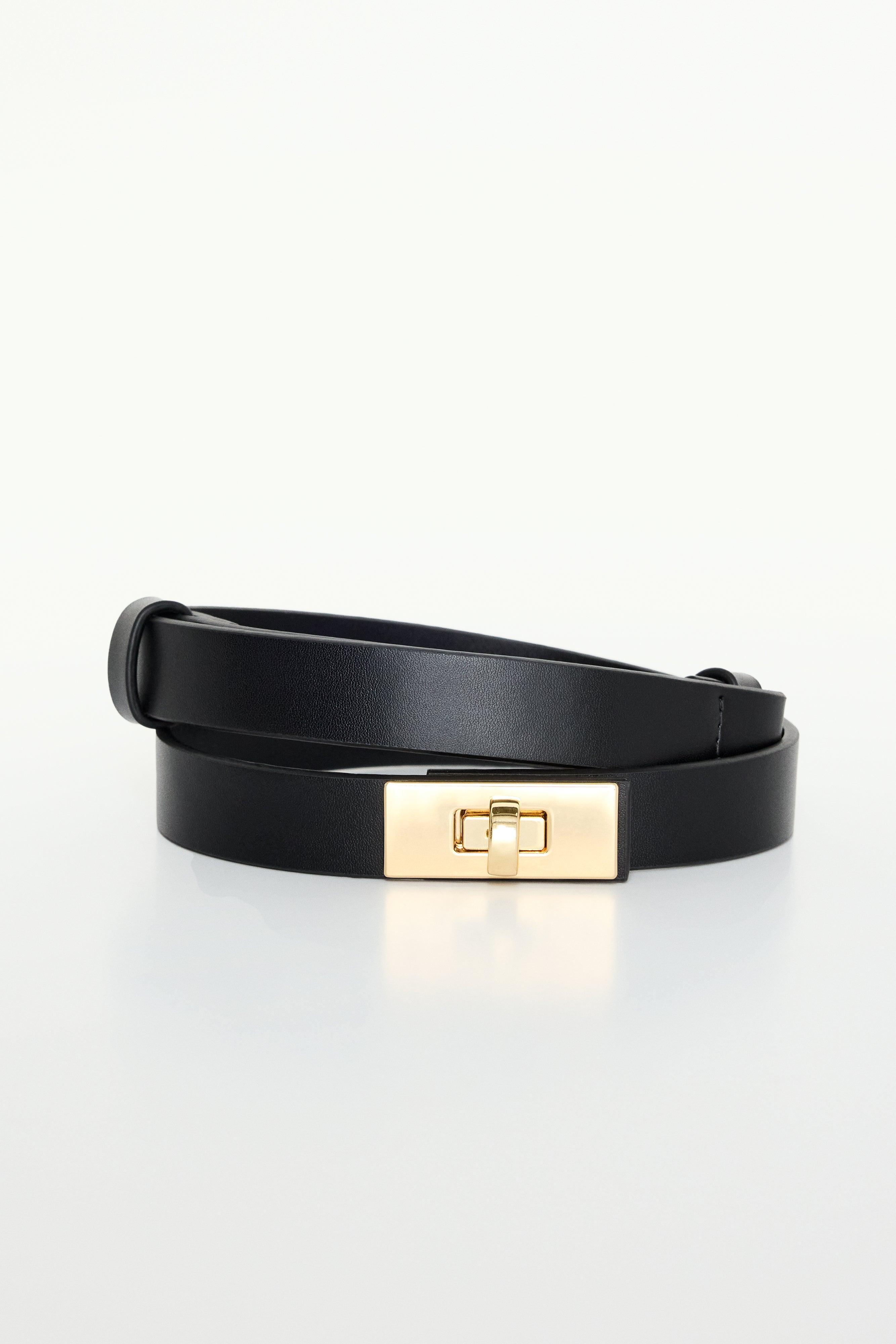 SLIM LOCK BELT | BLACK001 Product Image