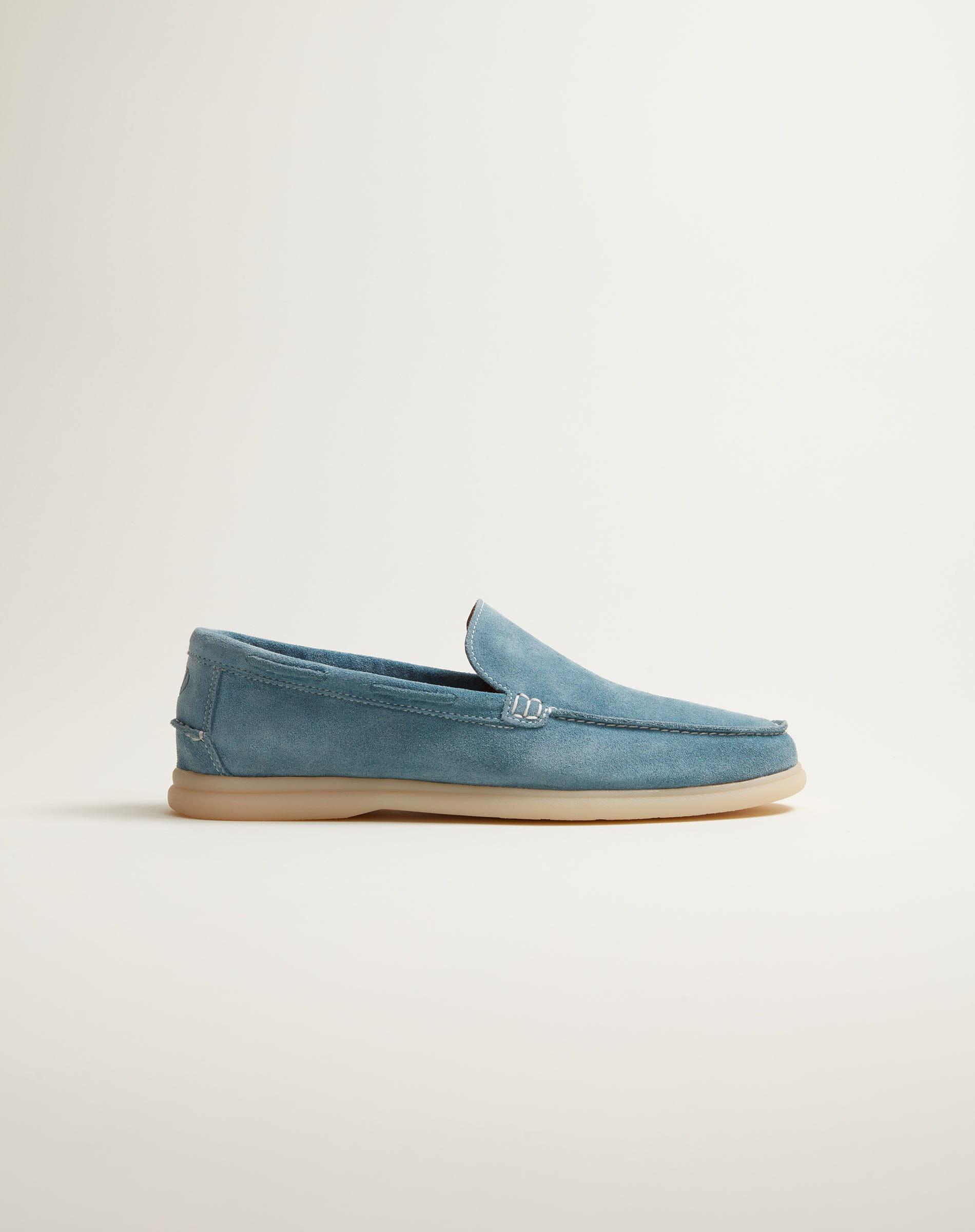 Mens Hamptons Suede Buckle Loafers Product Image