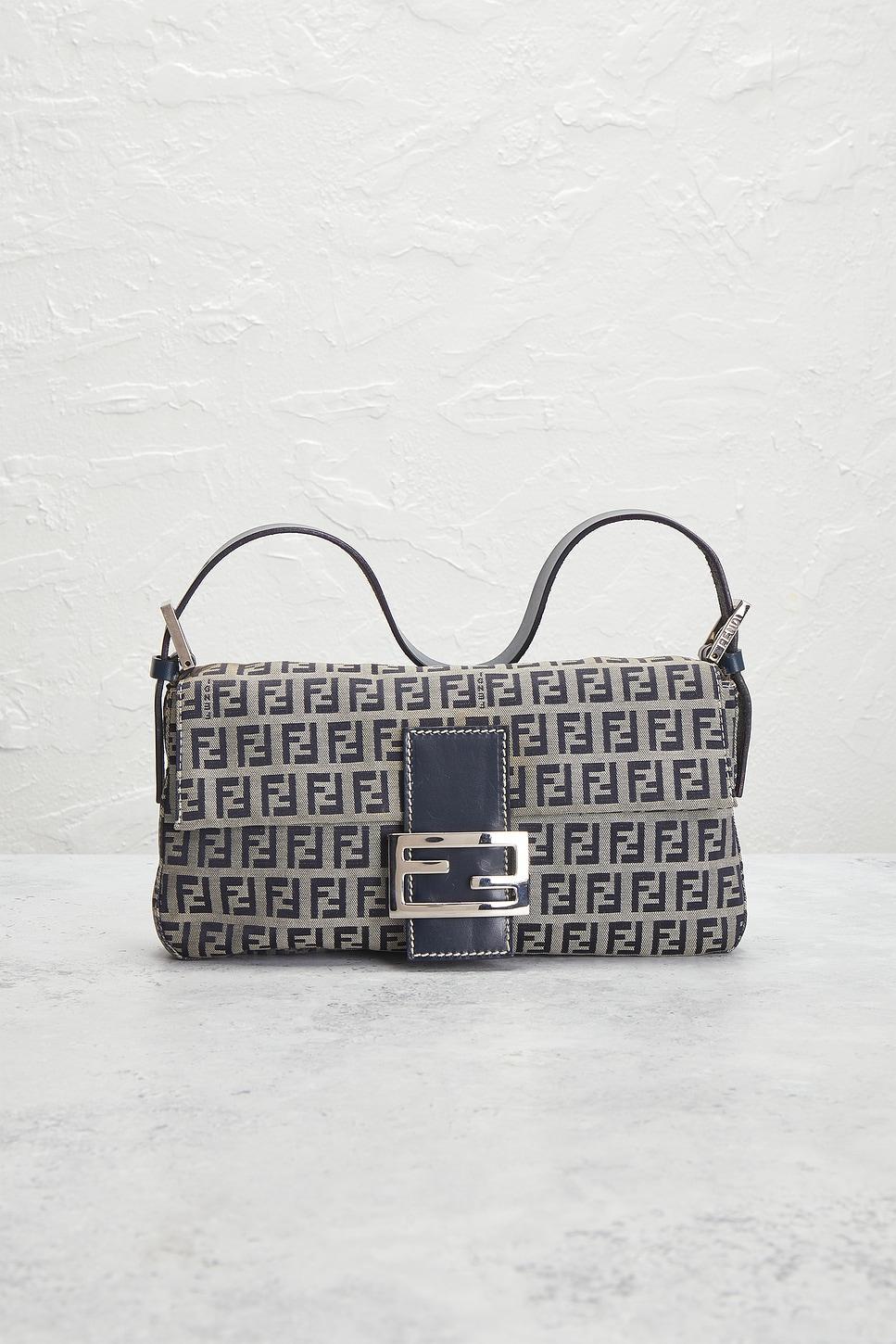 Fendi Zucchino Baguette Shoulder Bag FWRD Renew Product Image