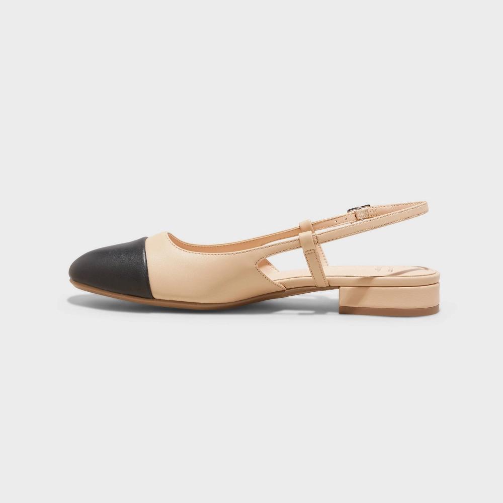 Women's Maxine Slingback Ballet Flats - A New Day™ Tan 11 Product Image