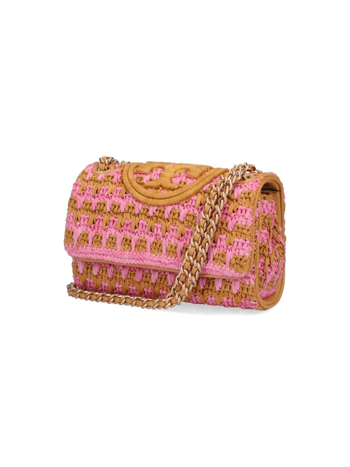 TORY BURCH Fleming Small Shoulder Bag In Pink Product Image