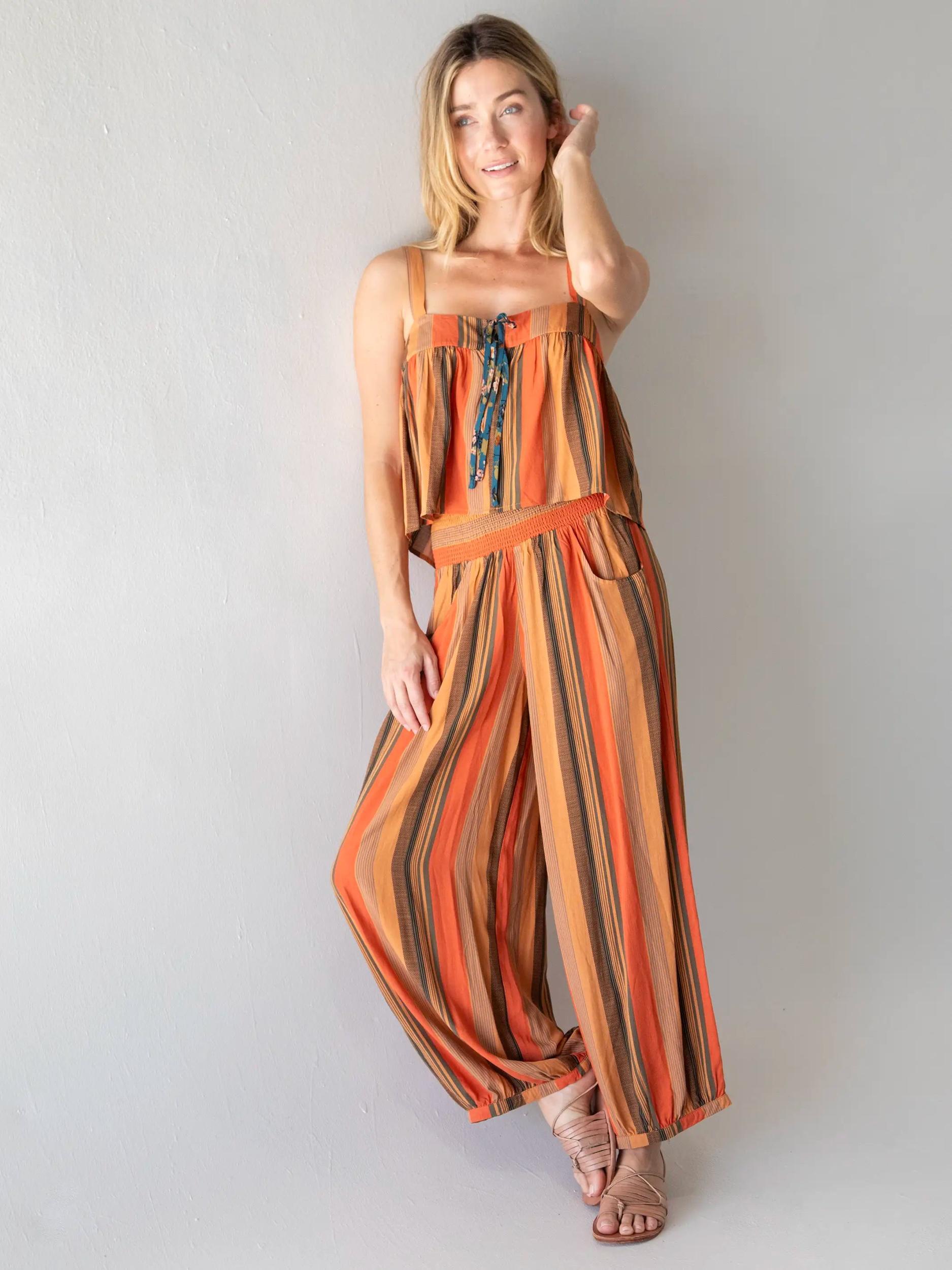 Cara Top - Rust Stripes Product Image