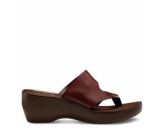 Eastland Womens Laurel Wedge Sandal Comfort Filip Flop Product Image