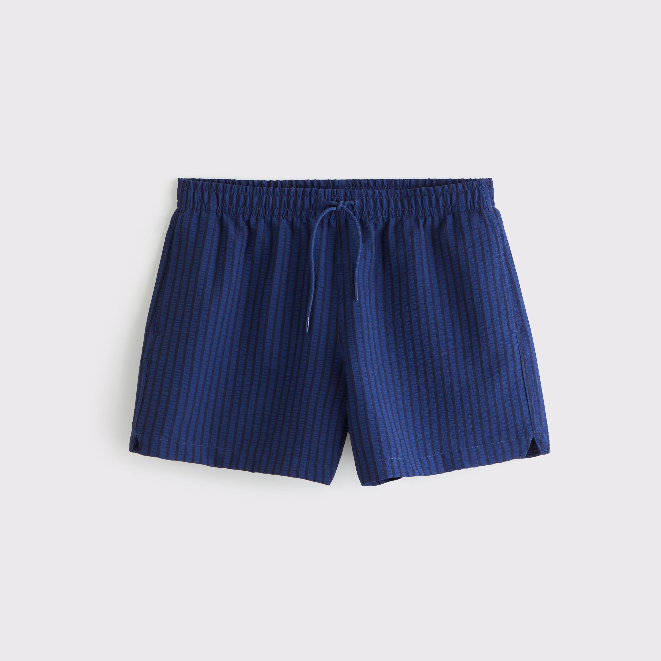 Pull-On Micro-Seersucker Swim Trunk Product Image