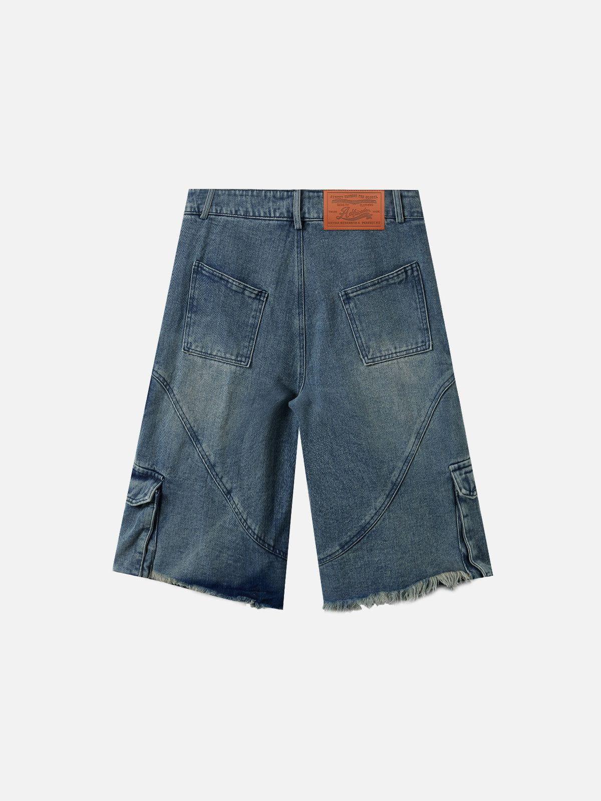 Aelfric Eden Multi Pocket Fringe Jorts Product Image