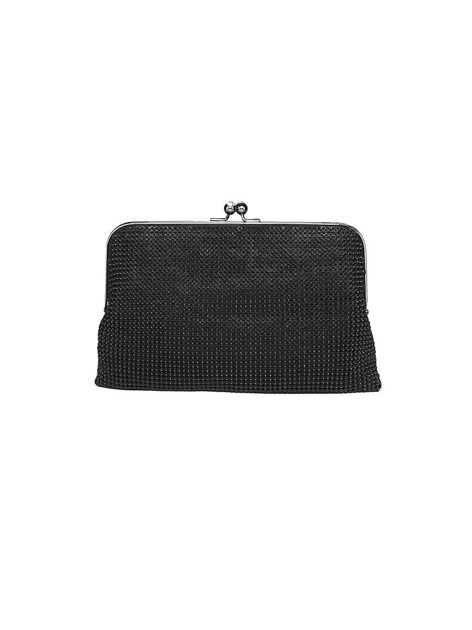 Womens Dimple Mesh Clutch Product Image