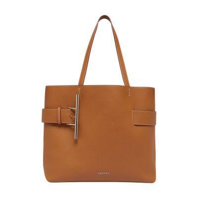 ALEXANDER MCQUEEN Sling Shopper In Beige Product Image