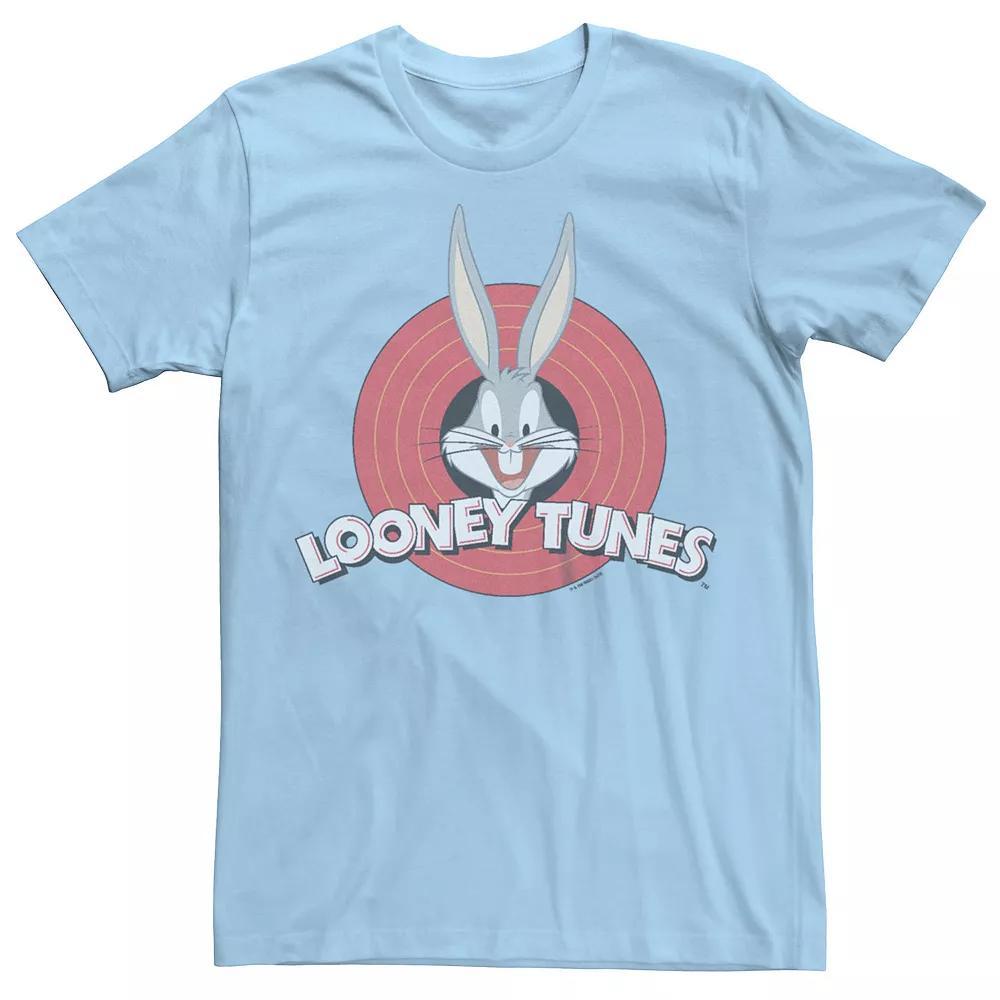 Men's Looney Tunes Presenting Bugs Bunny Graphic Tee, Size: XXL, Light Blue Product Image