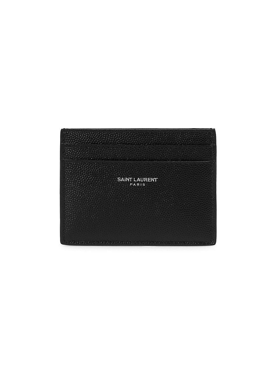 Mens Grain Leather Card Case Product Image